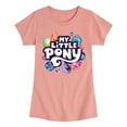 thumbnail image 1 of My Little Pony - New Gen Crystals Logo - Girls Fitted Short Sleeve Tee, 1 of 4