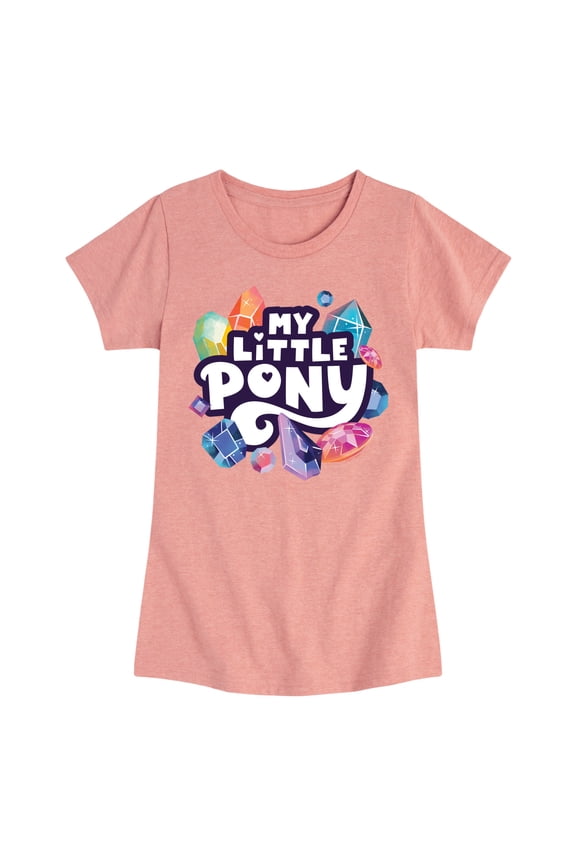 - New Gen Crystals Logo - Girls Fitted Short Sleeve Tee