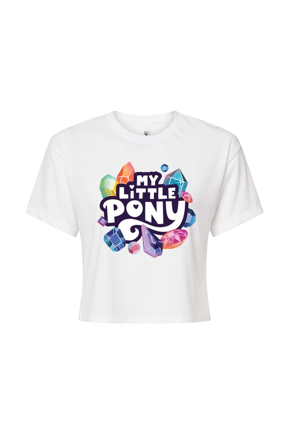 - New Gen Crystals Logo - Junior's Cropped Tee