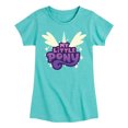thumbnail image 1 of My Little Pony - New Gen Logo Wings - Girls Fitted Short Sleeve Tee, 1 of 4