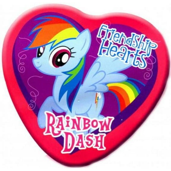 My Little Pony Novelties Rainbow Dash Friendship Hearts Candy Tin