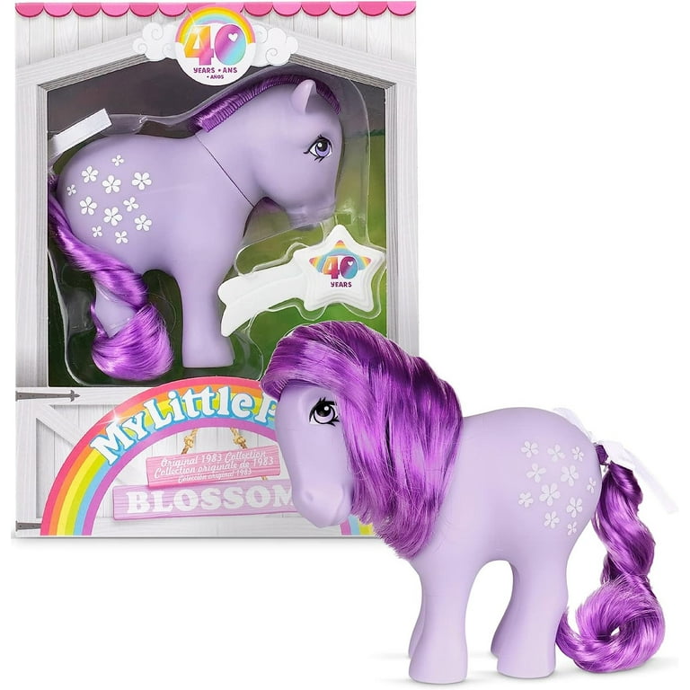 Basic Fun! My Little Pony: Original Collection Blossom 40th Anniversary Series Action Figure Basic Fun! My Little Pony: Original Collection Blossom 40th Anniversary Series Action Figure