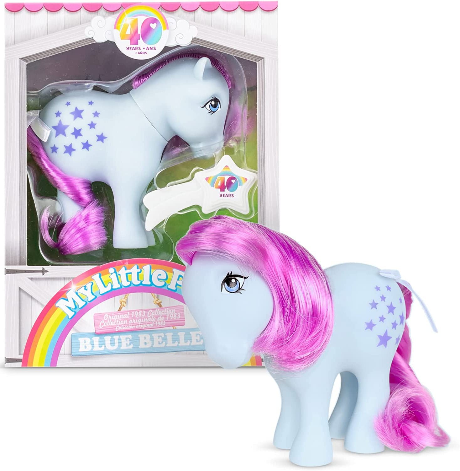 Blue belle Classic Pony, My Little Pony, Basic Fun, 35322, cadeaux