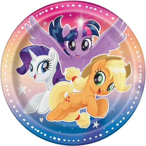 My Little Pony Paper Dessert Plates, 7in, 8ct