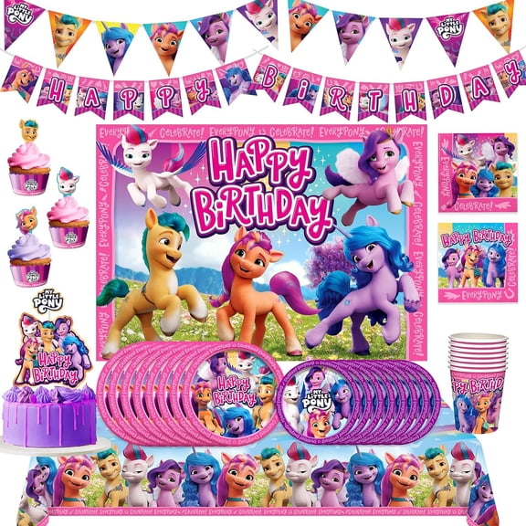 My Little Pony Party Decorations Ultimate Set for 24 Guests