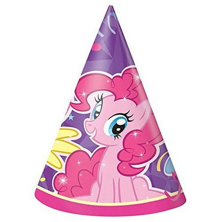 (3 Pack) My Little Pony Party Hats, 8ct