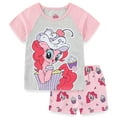 thumbnail image 1 of My Little Pony Pinkie Pie Short Sleeve T-Shirt and French Terry Shorts Set (Girls), 2 Piece Set, Sizes 4-12, 1 of 7