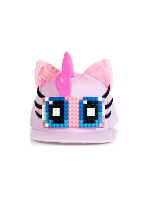 Pinkie Pie Snapback Hat / Cap with Bricky Blocks for Girls