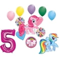 thumbnail image 1 of My Little Pony Pinkie Pie and Rainbow Dash 4th Birthday Party Supplies and Balloon Decorations, 1 of 6
