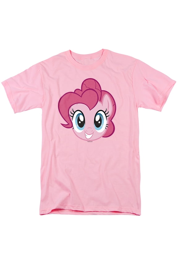My Little Pony Pinkie Pie Face Unisex Adult T Shirt (Large) Pink