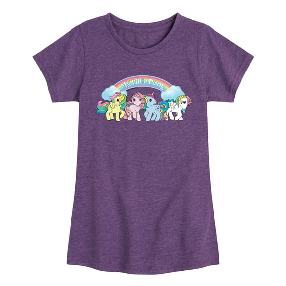 My Little Pony - Ponies Logo - Girls Fitted Short Sleeve Tee