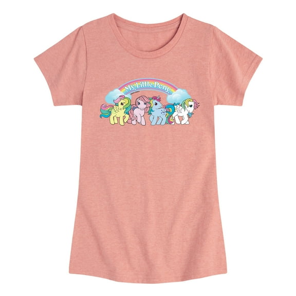 My Little Pony - Ponies Logo - Girls Fitted Short Sleeve Tee