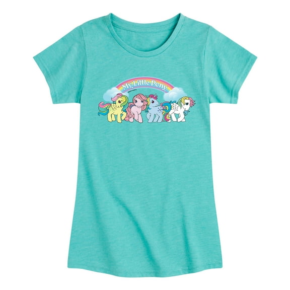 My Little Pony - Ponies Logo - Girls Fitted Short Sleeve Tee