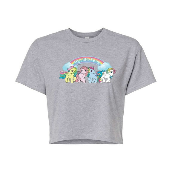 My Little Pony - Ponies Logo - Junior's Cropped Tee