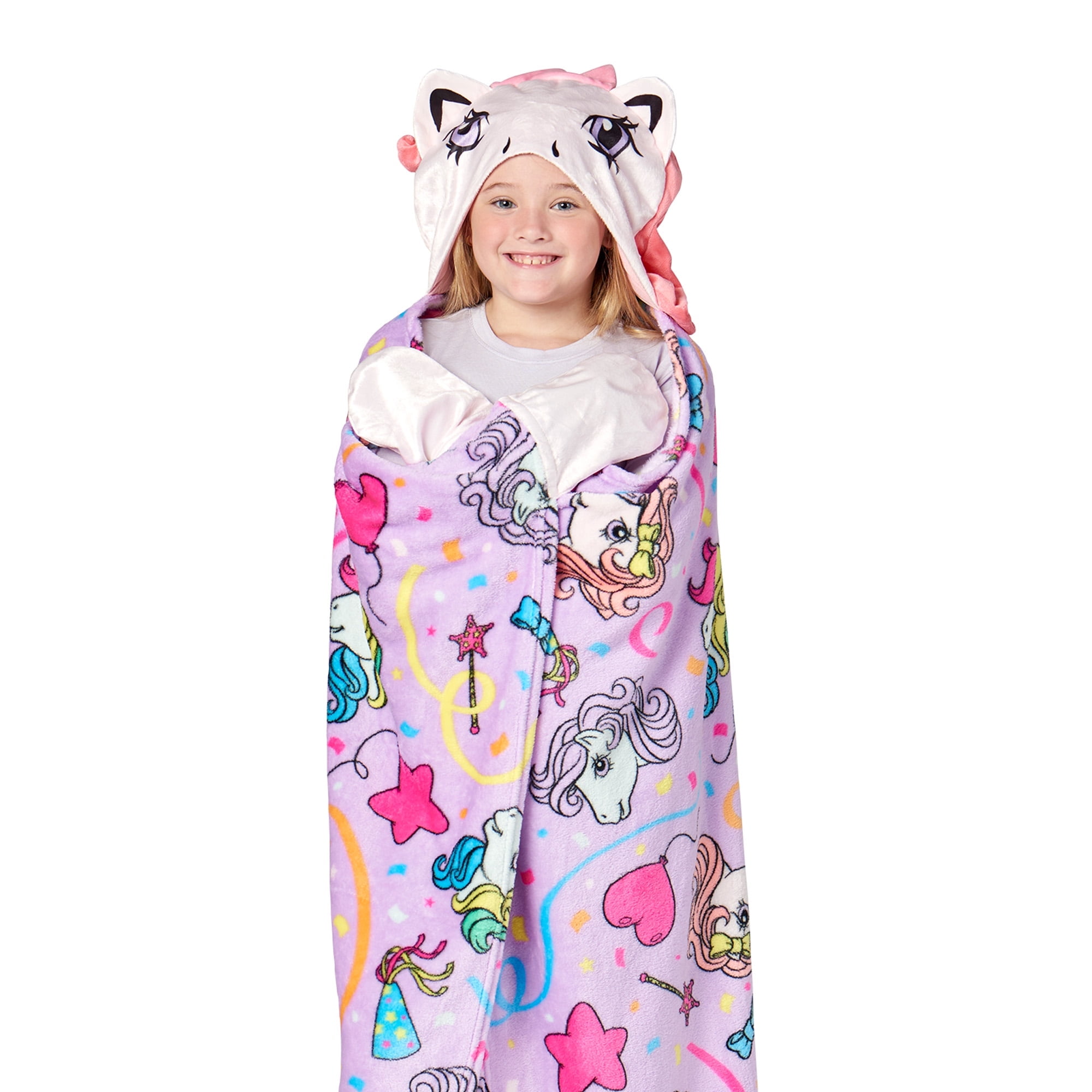 My Little Pony Pony Celebration Hooded Throw 40x50 inches