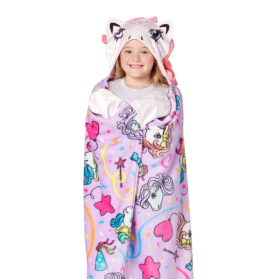 My Little Pony Pony Celebration Hooded Throw 40x50 inches