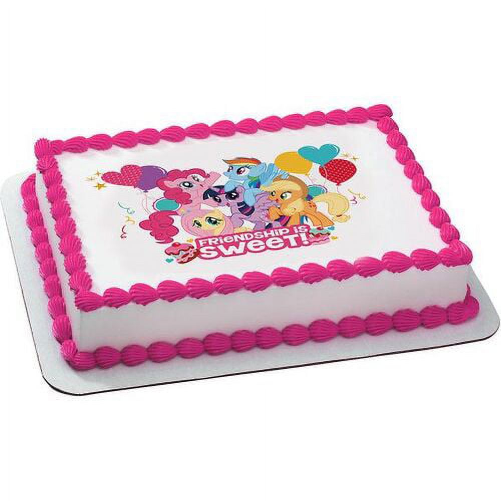 My Little Pony Quarter Sheet Edible Cake Topper (Each)