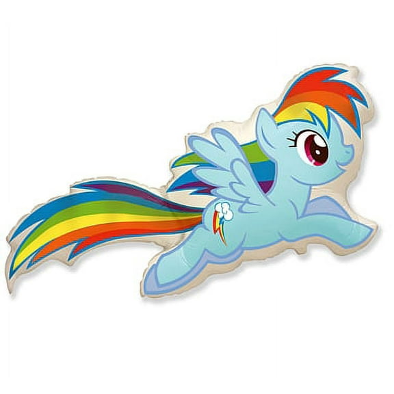 My Little Pony Rainbow Dash 40" Birthday Party Mylar Foil Balloon