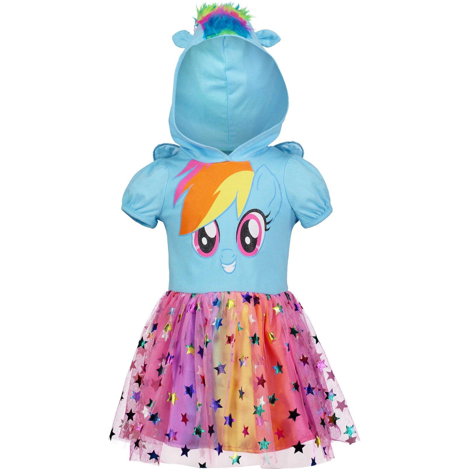 rainbow dash birthday dress My Little Pony Cosplay Tulle - Blue Knee-length A-Line Prom Dress YGroup_14858770940269 Color:Macaw Green Fun dress up tutu