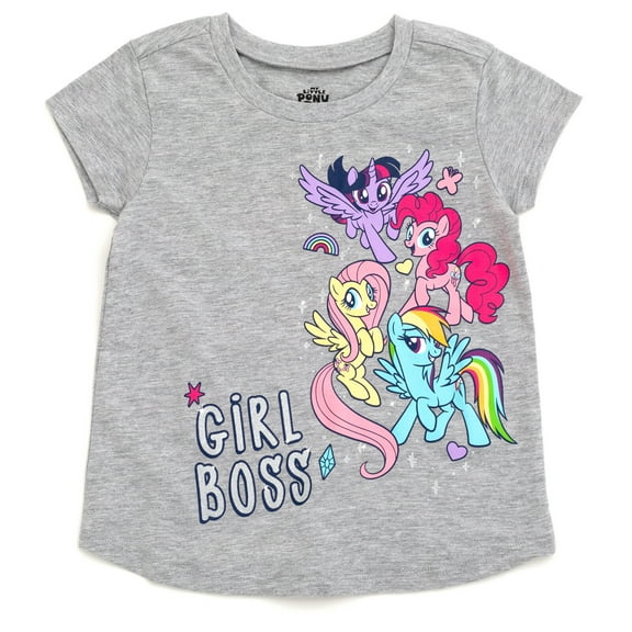 My Little Pony Rainbow Dash Fluttershy Pinkie Pie T-Shirt Toddler to Big Kid