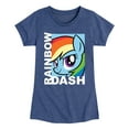 thumbnail image 1 of My Little Pony - Rainbow Dash - Girls Fitted Short Sleeve Tee, 1 of 4