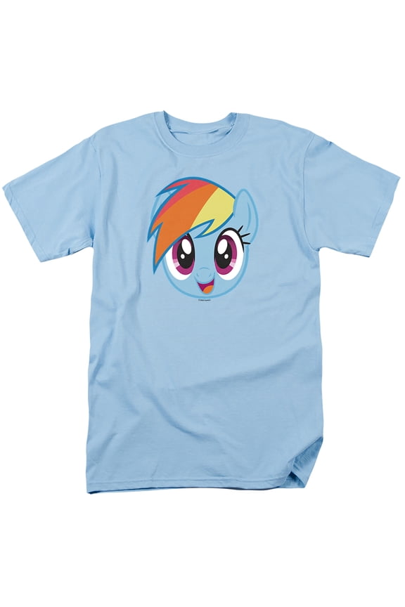 My Little Pony Rainbow Dash Head Unisex Adult T Shirt For Men And Women