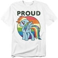 thumbnail image 1 of My Little Pony Rainbow Dash Pride Unisex Adult T Shirt (4X-Large) White, 1 of 6