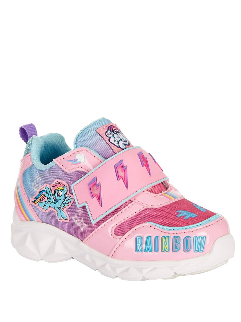 My Little Pony Rainbow Lighted Strap Athletic Sneaker (Toddler