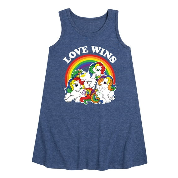 My Little Pony - Rainbow Love Wins - Girls Aline Dress