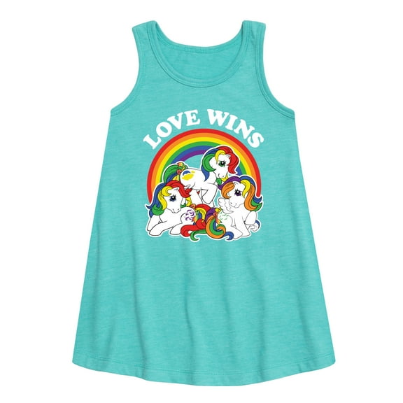 My Little Pony - Rainbow Love Wins - Girls Aline Dress