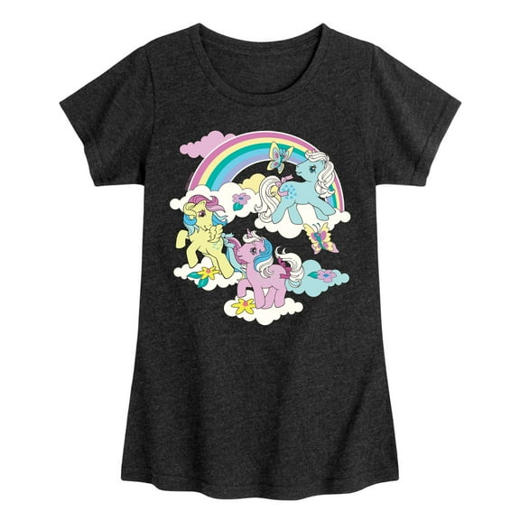 My Little Pony - Rainbow Scene - Girls Fitted Short Sleeve Tee