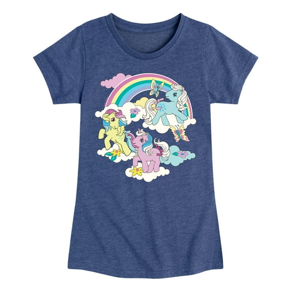 My Little Pony - Rainbow Scene - Girls Fitted Short Sleeve Tee
