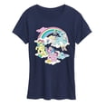 thumbnail image 1 of My Little Pony -  Rainbow Scene - Women's Short Sleeve Graphic T-Shirt, 1 of 5