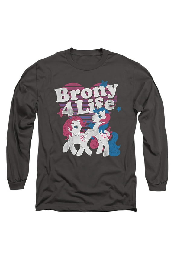 My Little Pony Retro - Brony 4 Life - Long Sleeve Shirt - X-Large