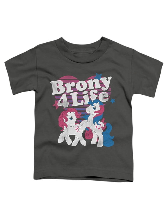 My Little Pony Retro - Brony 4 Life - Toddler Short Sleeve Shirt - 2T