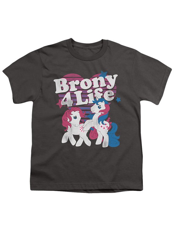 My Little Pony Retro - Brony 4 Life - Youth Short Sleeve Shirt - Large