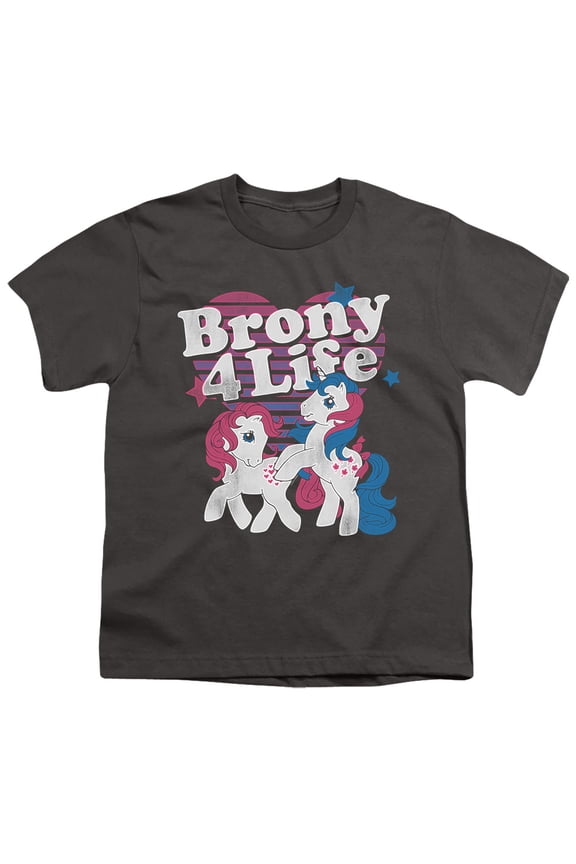 My Little Pony Retro - Brony 4 Life - Youth Short Sleeve Shirt - Large