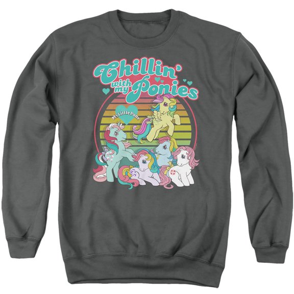 My Little Pony Retro - Chillin With My Ponies - Crewneck Sweatshirt - Small