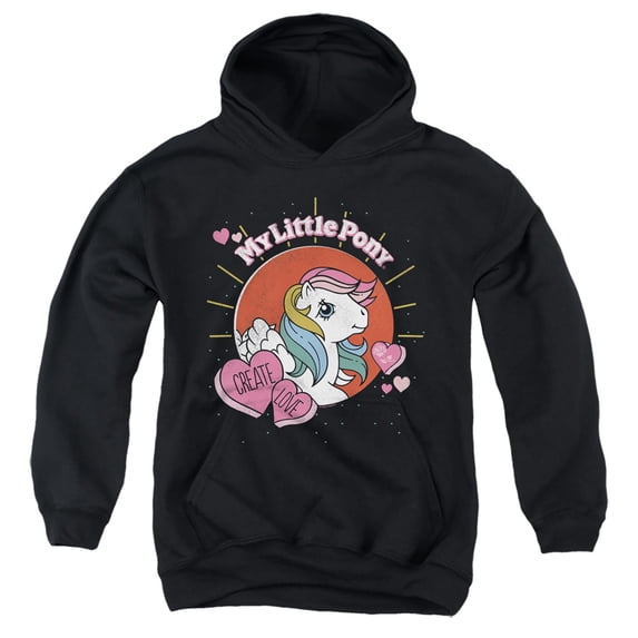 My Little Pony Retro - Create Love - Youth Hooded Sweatshirt - Medium