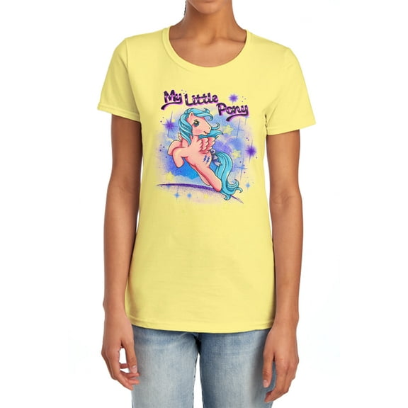 My Little Pony Retro Firefly Women's T Shirt, Banana, Large