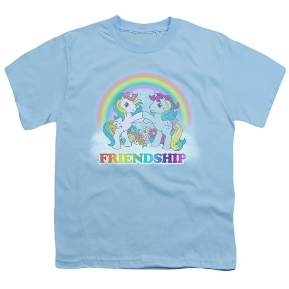 My Little Pony Retro Friendship S/S Youth 18/1 T-Shirt Light Blue