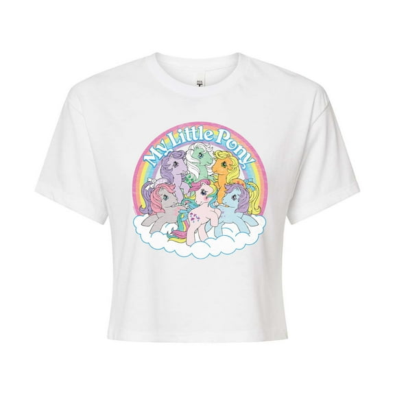 My Little Pony - Retro Group - Junior's Cropped Tee