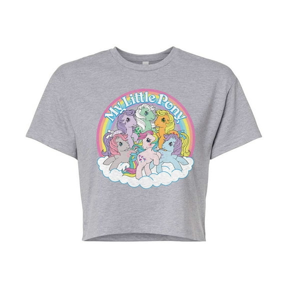 My Little Pony - Retro Group - Junior's Cropped Tee