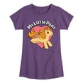 thumbnail image 1 of My Little Pony - Retro Heart Logo - Girls Fitted Short Sleeve Tee, 1 of 4