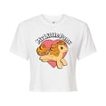 thumbnail image 1 of My Little Pony - Retro Heart Logo - Junior's Cropped Tee, 1 of 5