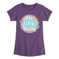 thumbnail image 1 of My Little Pony - Retro Rainbow Badge - Girls Fitted Short Sleeve Tee, 1 of 4