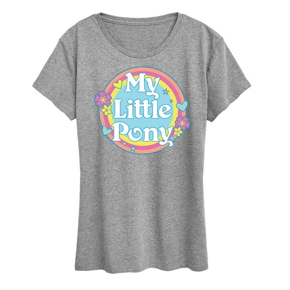 My Little Pony - Retro Rainbow Badge - Women's Short Sleeve Graphic T-Shirt