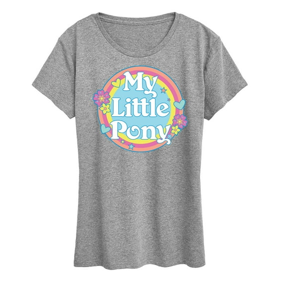 My Little Pony - Retro Rainbow Badge - Women's Short Sleeve Graphic T-Shirt