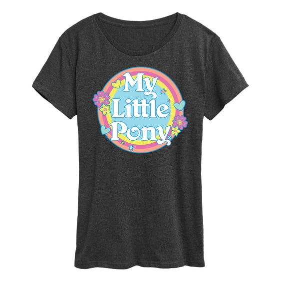 My Little Pony - Retro Rainbow Badge - Women's Short Sleeve Graphic T-Shirt