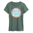 thumbnail image 1 of My Little Pony - Retro Rainbow Badge - Women's Short Sleeve Graphic T-Shirt, 1 of 5
